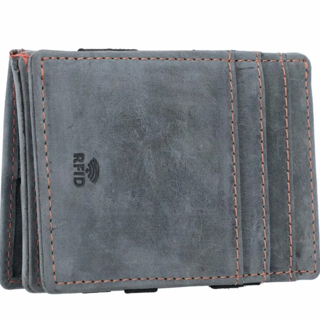 Greenburry Herrengeldbörsen Querformat<Vintage Geldbörse Leder 7.5 cm steel blue