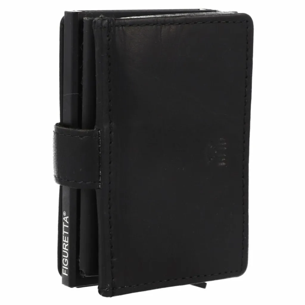 Greenburry Herrengeldbörsen Hochformat<Vintage Geldbörse RFID Schutz Leder 10 cm black