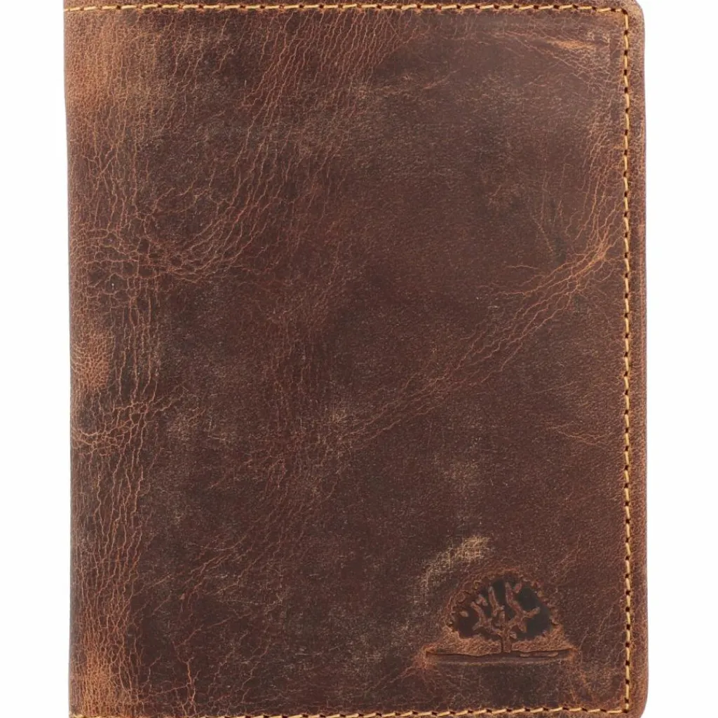 Herren Greenburry Vintage Geldbörse RFID Leder 10 cm