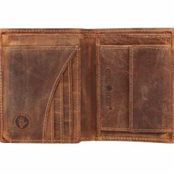 Herren Greenburry Vintage Geldbörse RFID Leder 10 cm