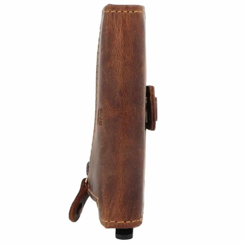 Greenburry Herrengeldbörsen Querformat<Vintage Geldbörse RFID Schutz Leder 7.5 cm brown