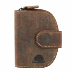 Discount Greenburry Vintage Geldbörse Leder 9 cm braun