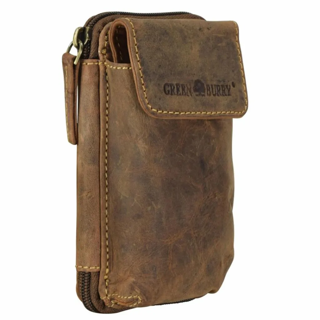 Greenburry Vintage Gürteltasche Leder 14,5 cm