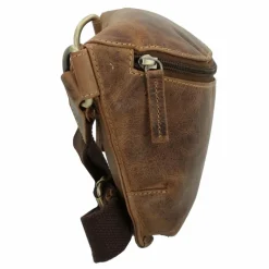 Discount Greenburry Vintage Gürteltasche Leder 26 cm brown