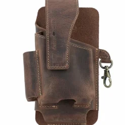 Greenburry Gürteltaschen<Vintage Gürteltasche Leder 8 cm brown