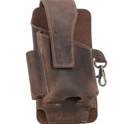 Greenburry Gürteltaschen<Vintage Gürteltasche Leder 8 cm brown