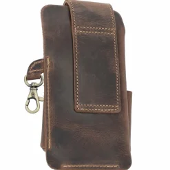 Greenburry Gürteltaschen<Vintage Gürteltasche Leder 8 cm brown