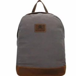 Greenburry Vintage Hemp Rucksack 35 cm light grey