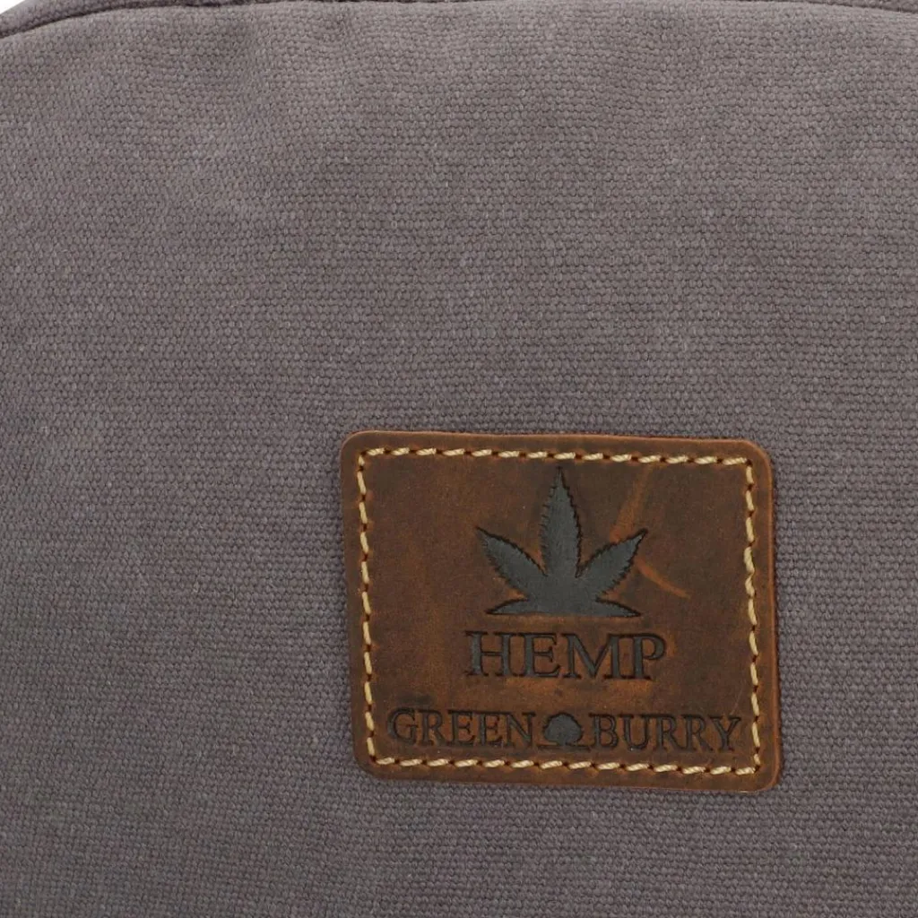 Greenburry Vintage Hemp Rucksack 35 cm light grey