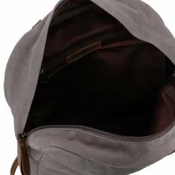 Greenburry Vintage Hemp Rucksack 35 cm light grey