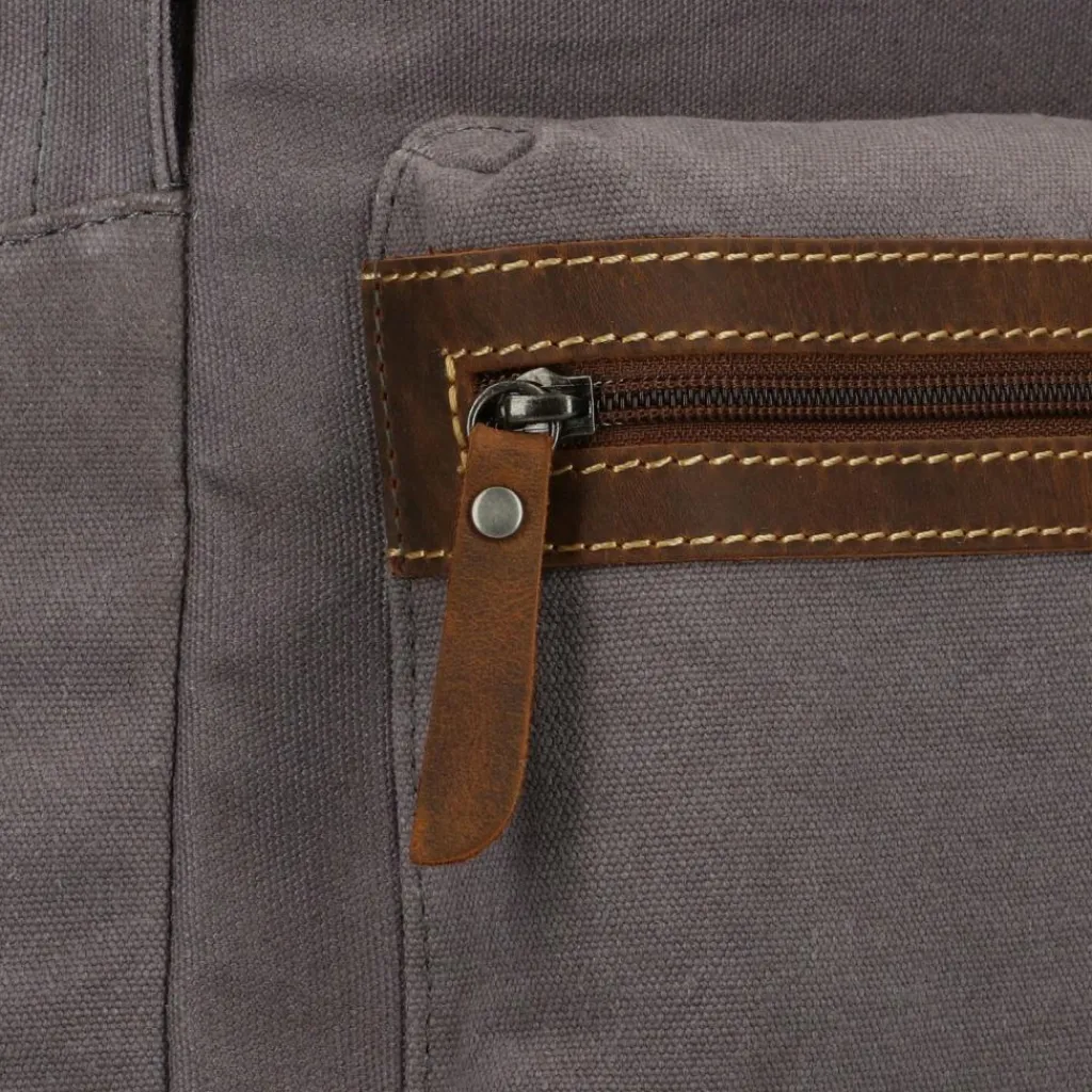 Greenburry Daypacks<Vintage Hemp Rucksack 36 cm light grey