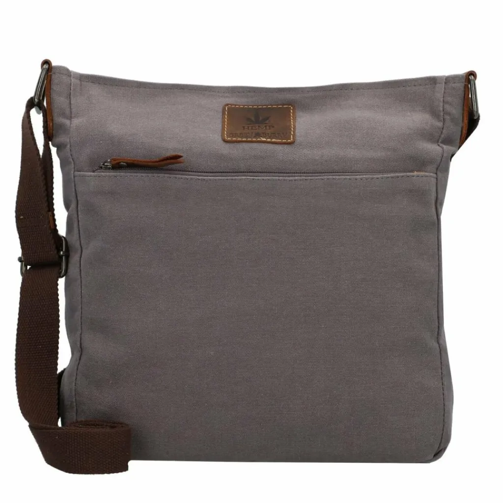 Online Greenburry Vintage Hemp Umhängetasche 29 cm light grey