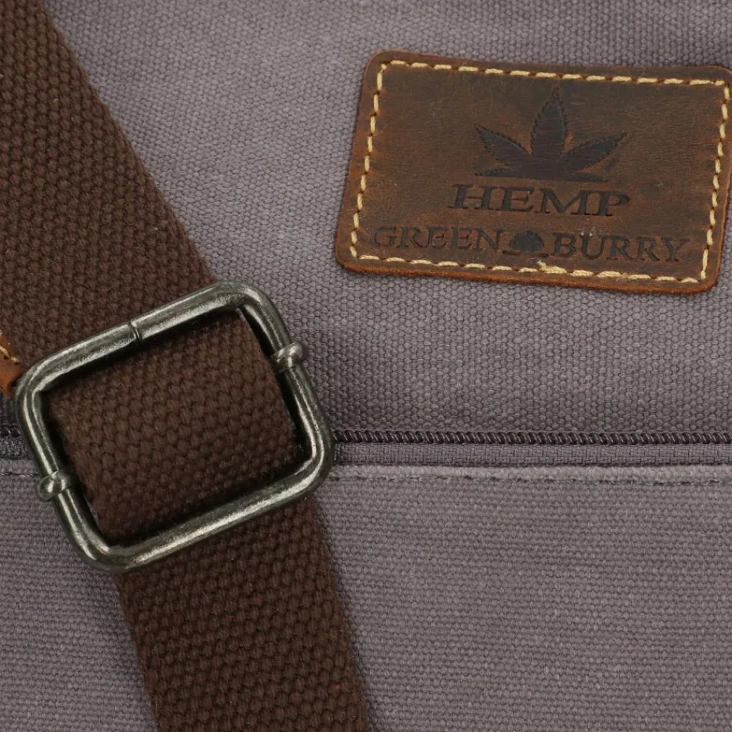 Online Greenburry Vintage Hemp Umhängetasche 29 cm light grey