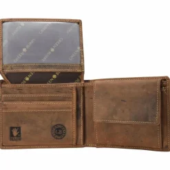 Sale Greenburry Vintage Hirsch Geldbörse Leder 12 cm braun