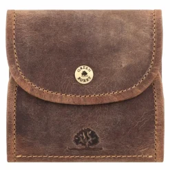 New Greenburry Vintage Jagd-Patronentasche Leder 11 cm brown