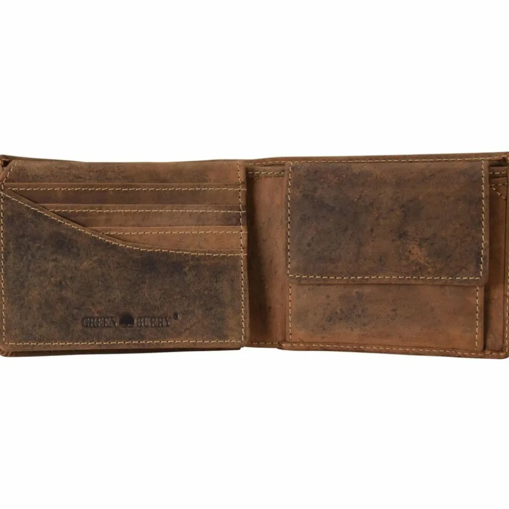 Online Greenburry Vintage Keiler Geldbörse Leder 12 cm braun