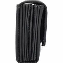 Greenburry Herrengeldbörsen Querformat|Damengeldbörsen Querformat<Vintage Kellnerbörse Leder 18 cm black