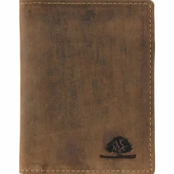 Sale Greenburry Vintage Kreditkartenetui Leder 9 cm braun