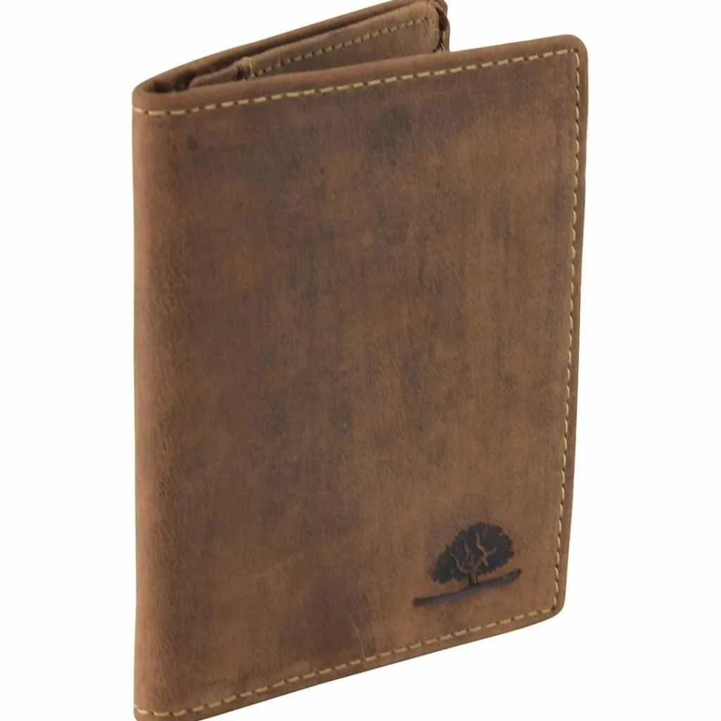 Sale Greenburry Vintage Kreditkartenetui Leder 9 cm braun