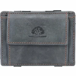Outlet Greenburry Vintage Magic Geldbörse RFID Leder 10 cm steel blue