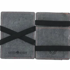 Outlet Greenburry Vintage Magic Geldbörse RFID Leder 10 cm steel blue