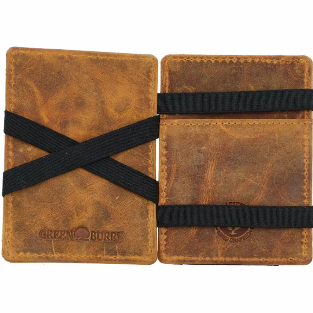 Online Greenburry Vintage Magic Geldbörse RFID Leder 10 cm sahara tan
