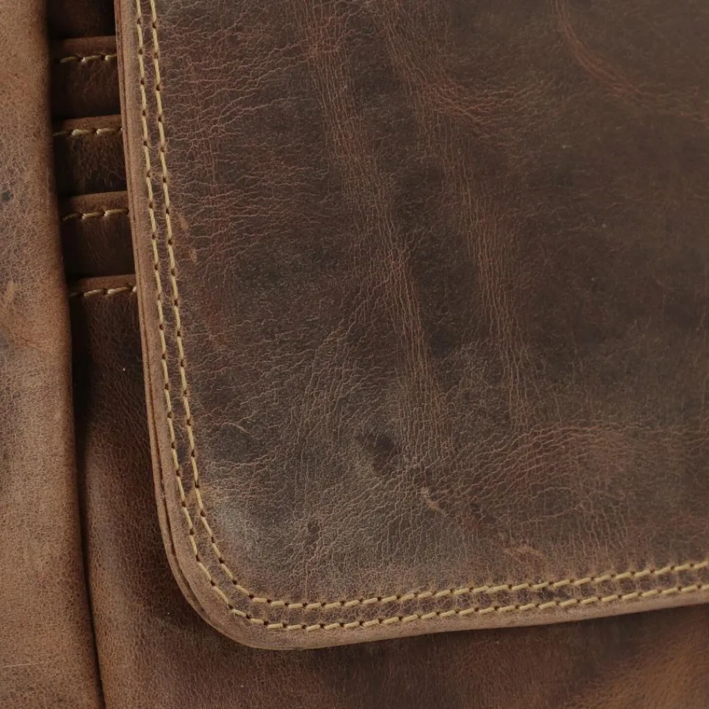 Greenburry Messenger Bags|Laptoptaschen<Vintage Messenger Leder 34 cm brown