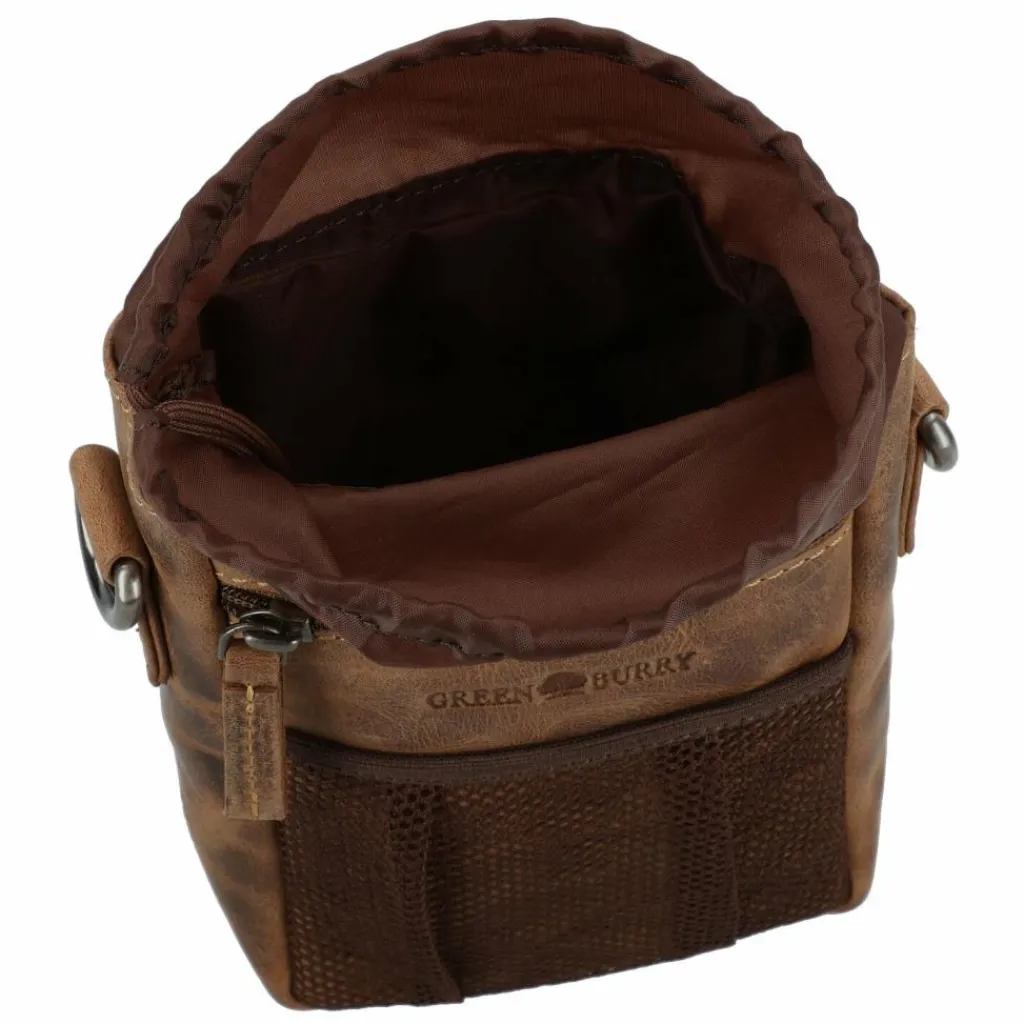 Greenburry Mini Bags|Umhängetaschen<Vintage Mini Bag Umhängetasche Leder 13 cm brown