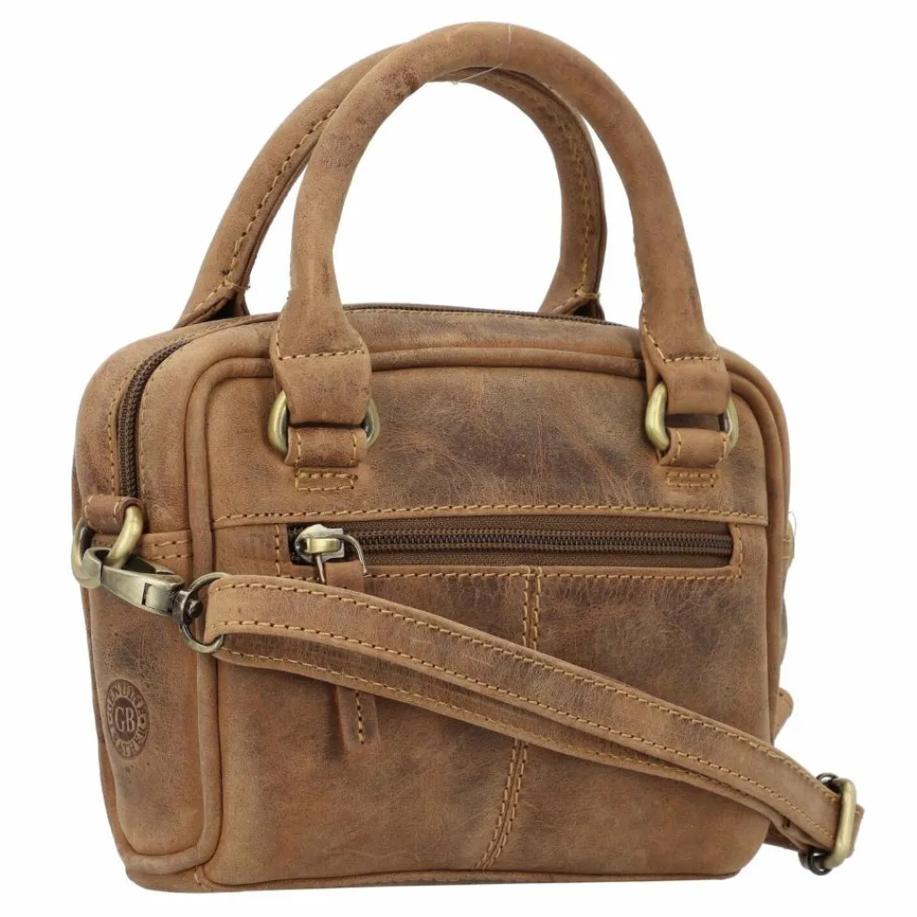 Outlet Greenburry Vintage Mini Bag Handtasche Leder 18 cm brown