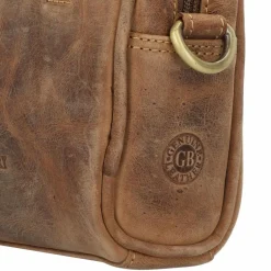 Outlet Greenburry Vintage Mini Bag Handtasche Leder 18 cm brown