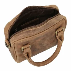 Outlet Greenburry Vintage Mini Bag Handtasche Leder 18 cm brown