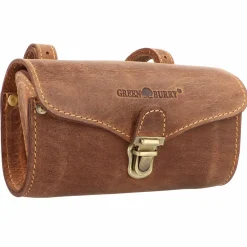 Hot Greenburry Vintage Original Fahrradtasche Leder 17 cm brown