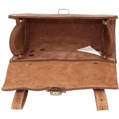 Hot Greenburry Vintage Original Fahrradtasche Leder 17 cm brown