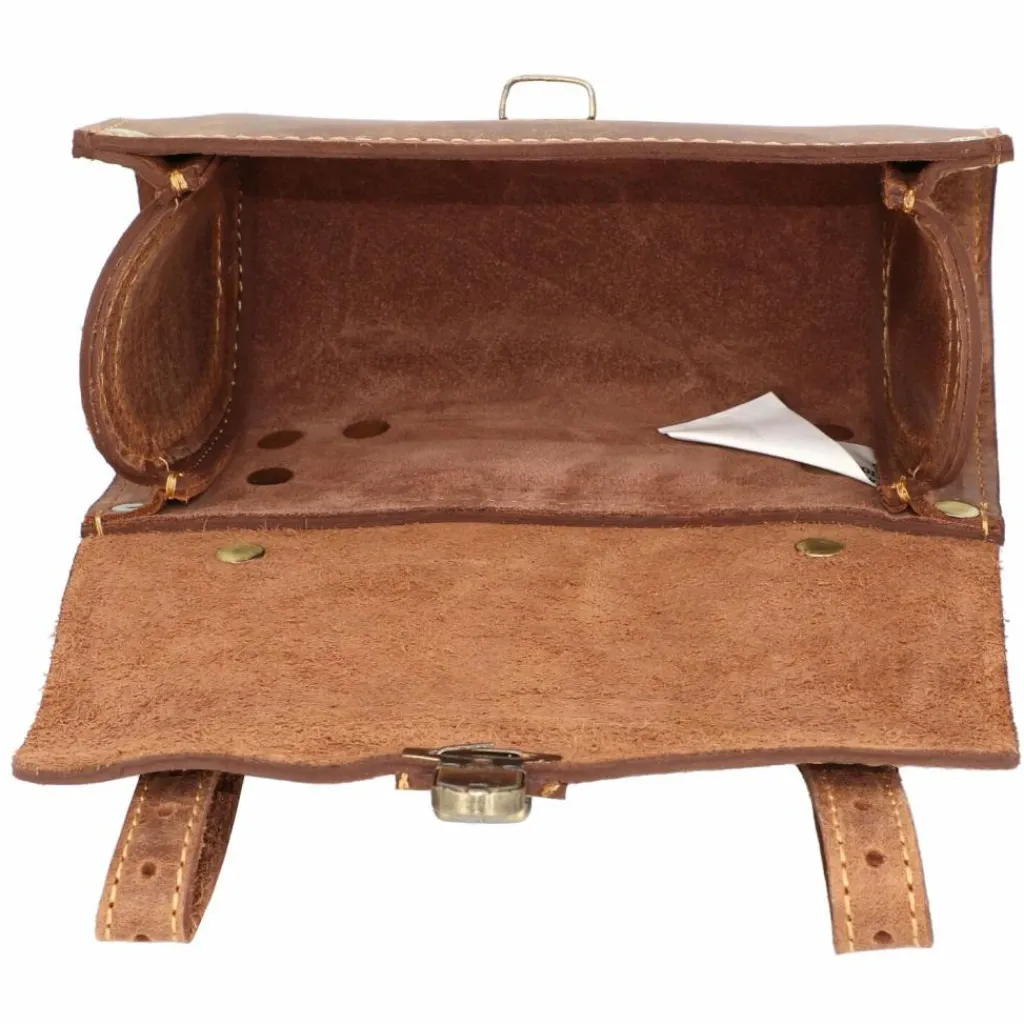 Hot Greenburry Vintage Original Fahrradtasche Leder 17 cm brown