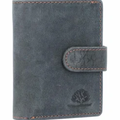 Greenburry Herrengeldbörsen Hochformat<Vintage Original Geldbörse RFID Leder 8 cm steel blue-orange