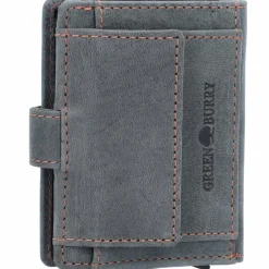 Greenburry Herrengeldbörsen Hochformat<Vintage Original Geldbörse RFID Leder 8 cm steel blue-orange