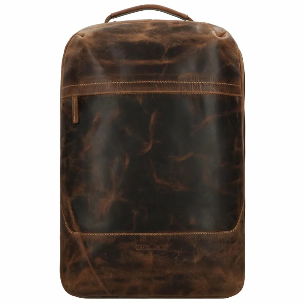 Greenburry Lederrucksäcke|Business-Rucksäcke<Vintage Reiserucksack Leder 48 cm Laptopfach brown