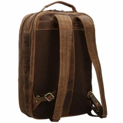 Greenburry Lederrucksäcke|Business-Rucksäcke<Vintage Reiserucksack Leder 48 cm Laptopfach brown