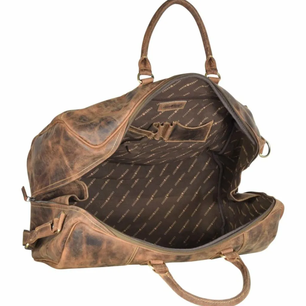 Best Greenburry Vintage Reisetasche Leder 42 cm brown