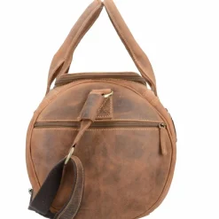 Hot Greenburry Vintage Reisetasche Leder 50 cm cognac