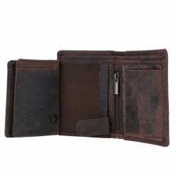 Herren Greenburry Vintage Revival Geldbörse Leder 8,5 cm