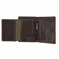 Herren Greenburry Vintage Revival Geldbörse Leder 8,5 cm