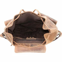 Greenburry Daypacks|Lederrucksäcke<Vintage Rucksack Leder 40 cm brown