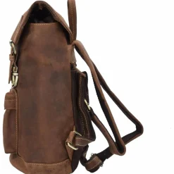 Discount Greenburry Vintage Rucksack Leder 42 cm Laptopfach brown