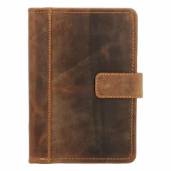 Hot Greenburry Vintage Schreibmappe Leder 19 cm braun