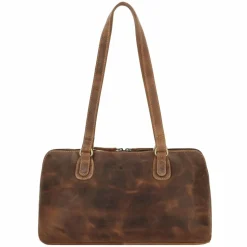 Discount Greenburry Vintage Schultertasche S Leder 37 cm brown