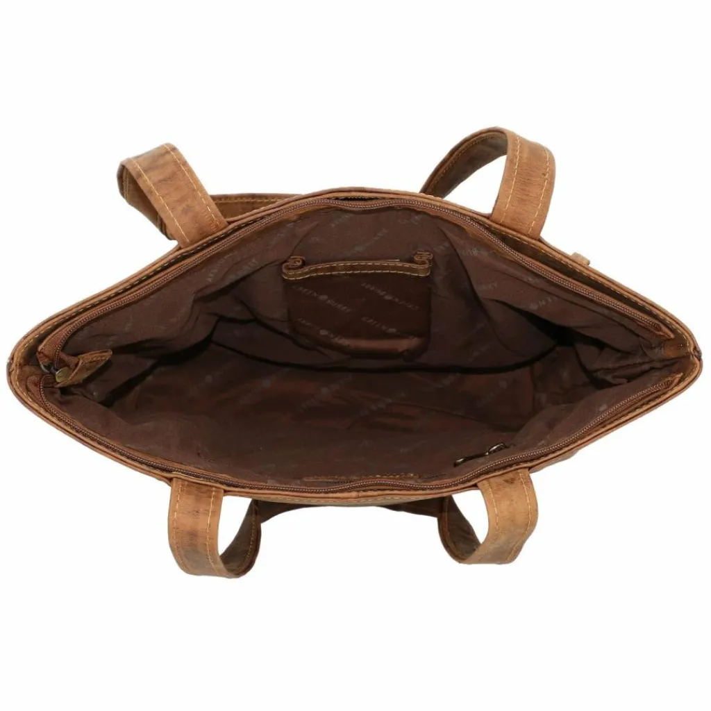 New Greenburry Vintage Shopper Tasche 39 cm braun