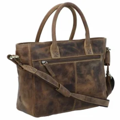 Greenburry Shopper|Schultertaschen<Vintage Shopper Tasche Leder 36 cm brown
