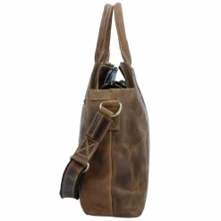 Greenburry Vintage Shopper Tasche Leder 40 cm