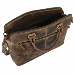 Greenburry Vintage Shopper Tasche Leder 40 cm